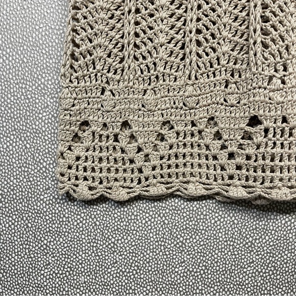 L/XL Vintage/Y2K Pure Knit Hand Knitted Sleeveless Sweater - Picture 3 of 7